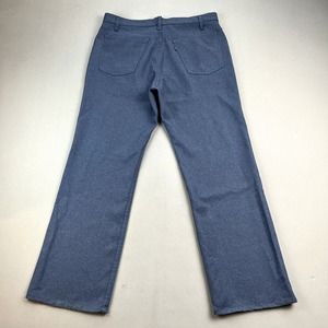 Vintage Levis Sta-Prest Pants Mens 36x32 Blue Straight Leg Dress Slacks USA 90s